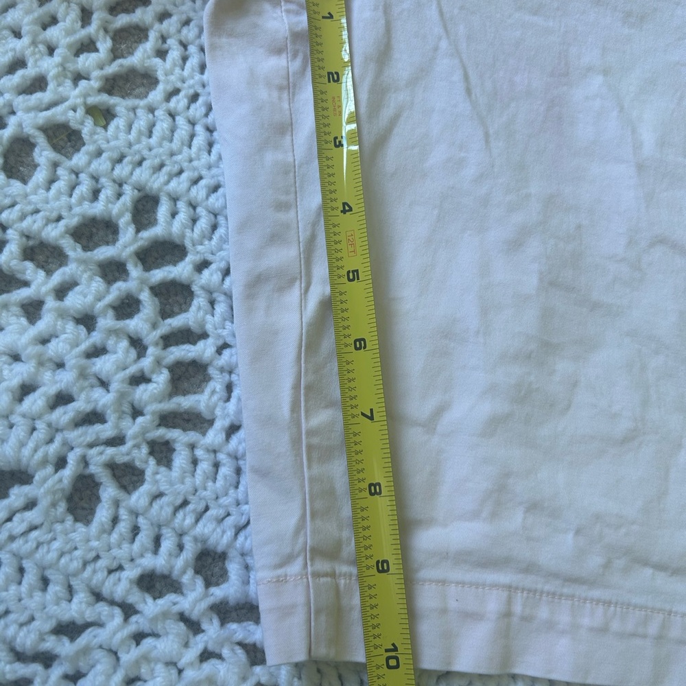TALBOTS Bermuda Chino Casual Shorts 16 Pale Pink - Picture 7 of 9